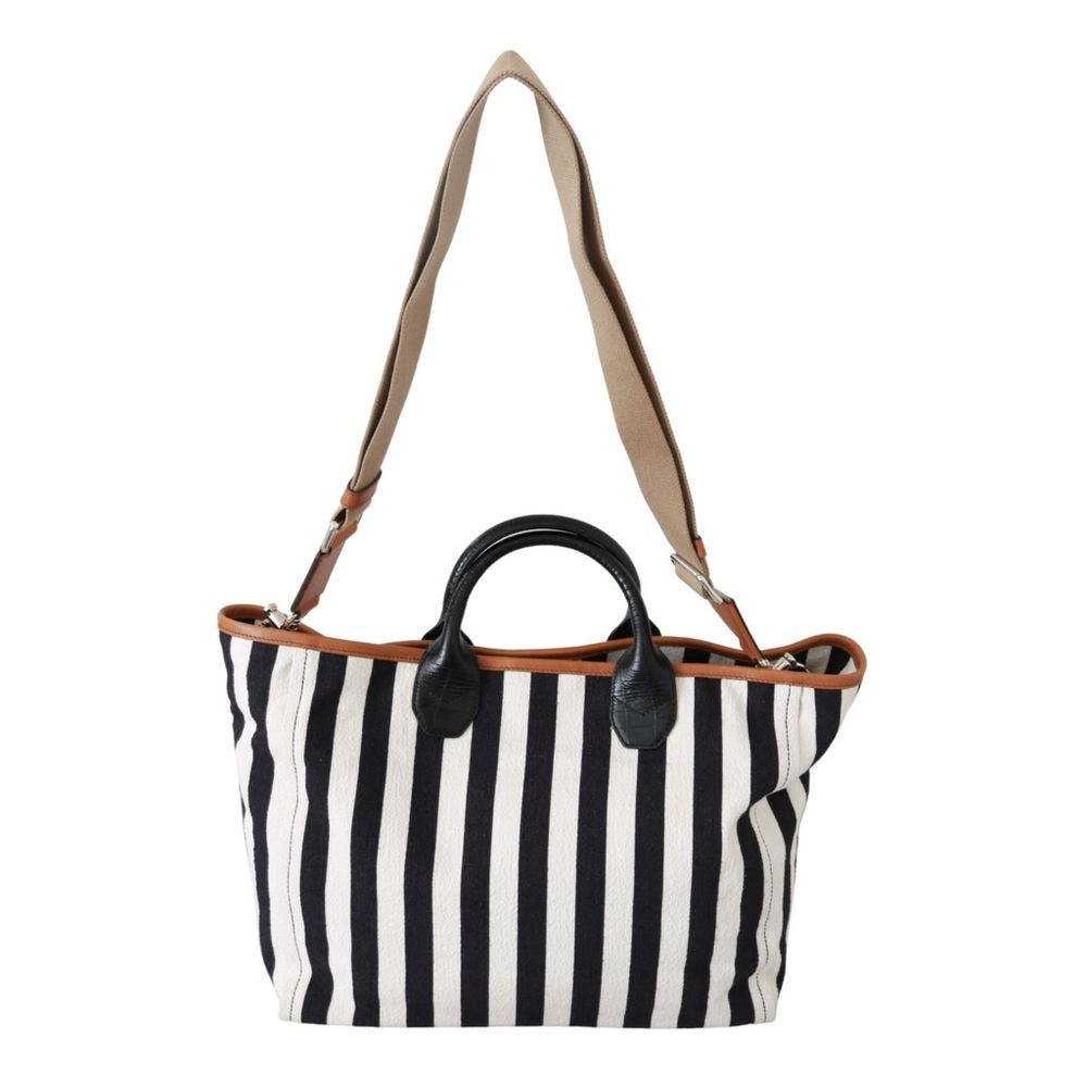 DOLCE & GABBANA Borse Striped Cotton Shopping Tote - Picture 4 of 8